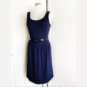 Ralph Lauren Black Label Navy Blue Midi Dress 4